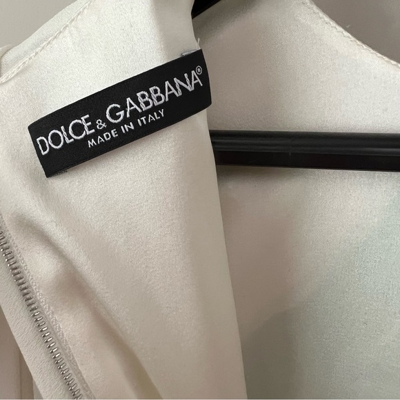 NWOT Dolce&Gabbana Banana Leaf-Print Sheath Dress - Picture 9 of 16